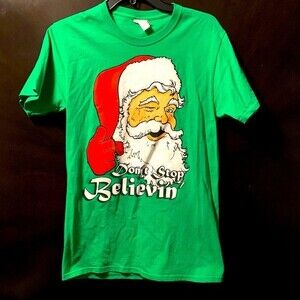 December 25th brand t shirt . Don’t stop believin’.‎ Size S